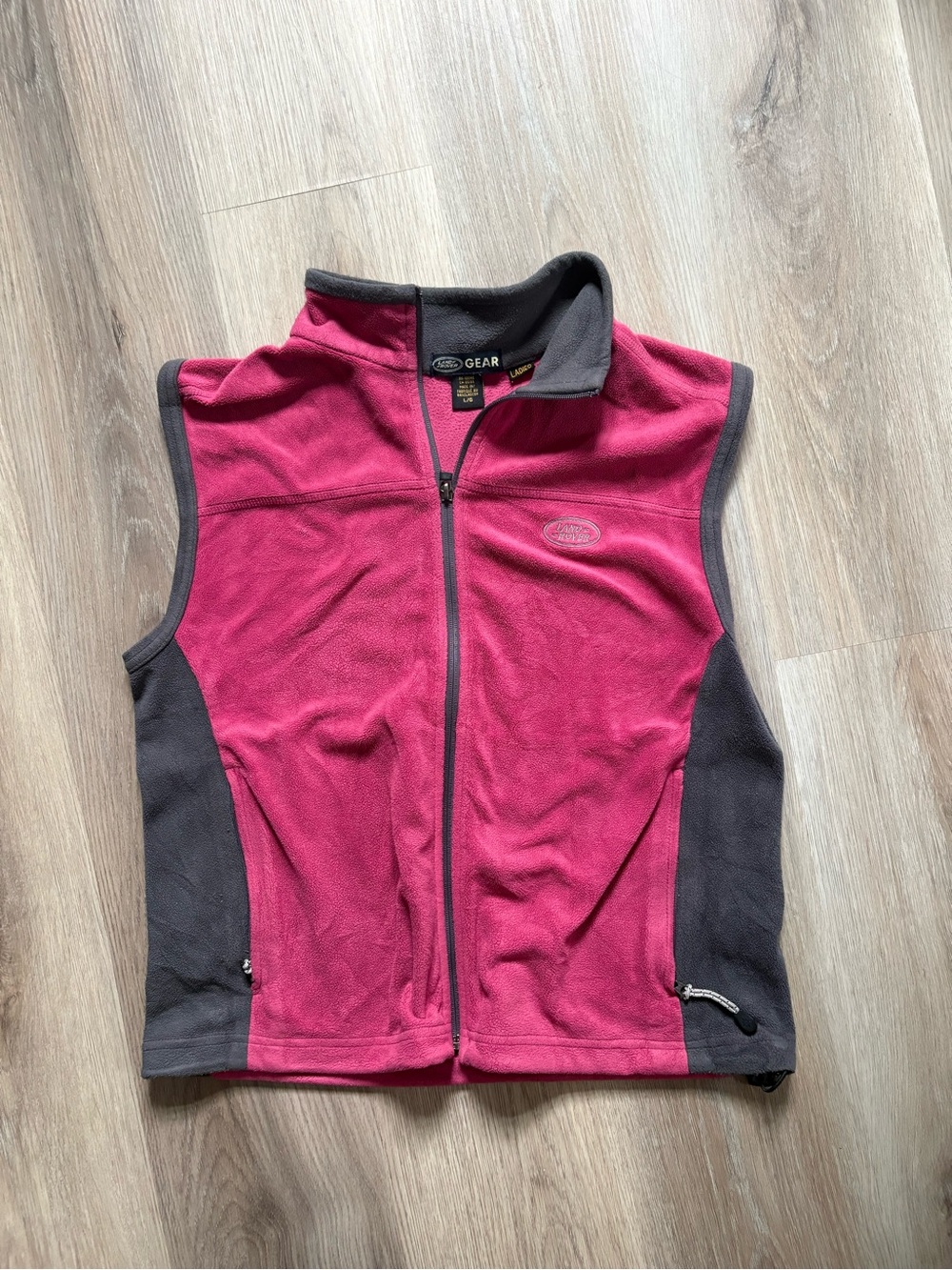 Y2K gorpcore pink Land Rover Vest